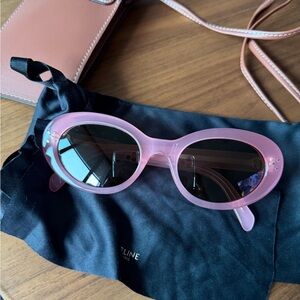 Celine pink cat eye sunglasses